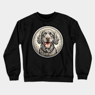 American Water Spaniel dog Crewneck Sweatshirt